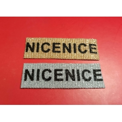 Tasiemka Nice srebrna